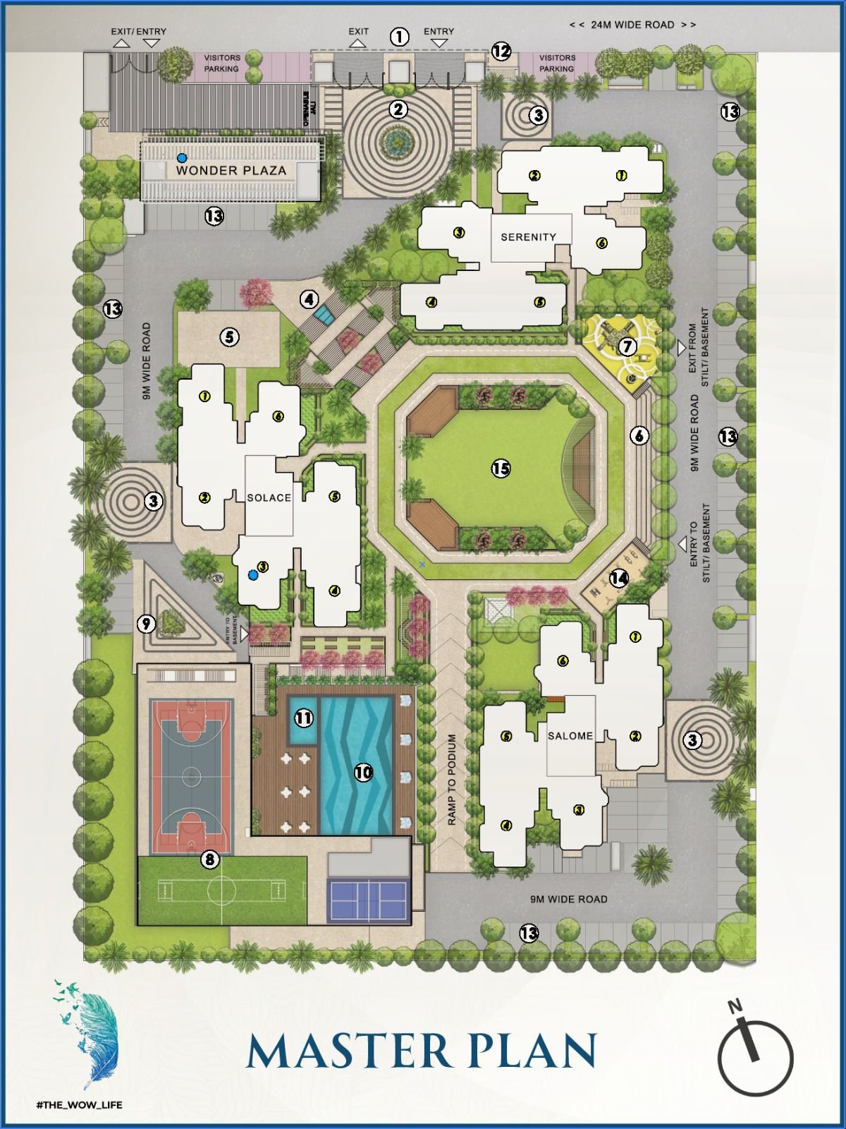 Eldeco WOW Site Layout